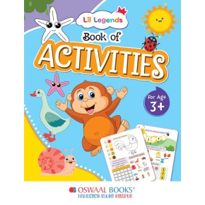 Lil Legends Preschool Activity Books For 3+ Year Old Kids