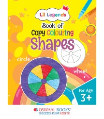 Lil Legends Book Of Copy Colouring For Kids,To Learn About Transport, Shapes, Numbers, Clothes, Birds (Set Of 05 Books), Age 3+