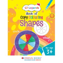 Lil Legends Book Of Copy Colouring For Kids,To Learn About Transport, Shapes, Numbers, Clothes, Birds (Set Of 05 Books), Age 3+