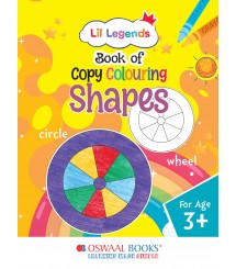 Lil Legends Book Of Copy Colouring For Kids,To Learn About Transport, Shapes, Numbers, Clothes, Birds (Set Of 05 Books), Age 3+