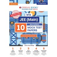 NTA JEE (Main) 10 Mock Test Papers Book | Updated As Per New Syllabus | Physics, Chemistry, Mathematics | 1000+ Practice Questions | For January, April 2024 Exam