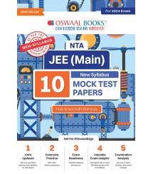 NTA JEE (Main) 10 Mock Test Papers Book | Updated As Per New Syllabus | Physics, Chemistry, Mathematics | 1000+ Practice Questions | For January, April 2024 Exam
