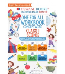 One For All Workbook Class 1 English, Math, Science & General Knowledge (Set Of 4 Books) (For Latest Exam)