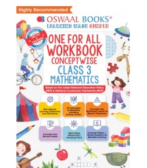 One For All Workbook Class 3 English, Math, Science & General Knowledge (Set Of 4 Books) (For Latest Exam)