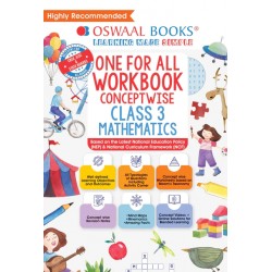 One For All Workbook Class 3 English, Math, Science & General Knowledge (Set Of 4 Books) (For Latest Exam)